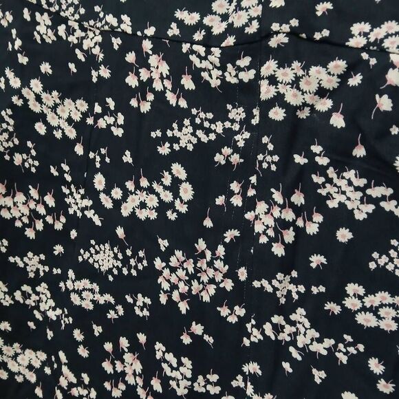 Elisabetta franchi abito Donna womens medium floral mini black cream blossoms - Picture 6 of 10